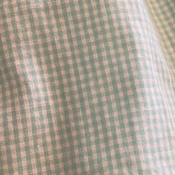 Chaps Easy Care Button Down Light Blue Checkered Shirt in Size XXL. Preloved. - Picture 5 of 7